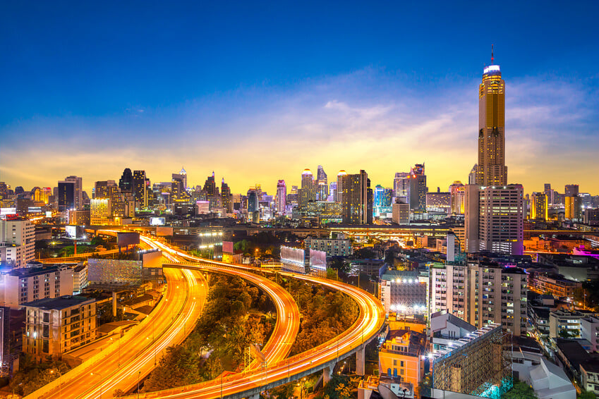 Bangkok - Thailand downtown city skyline