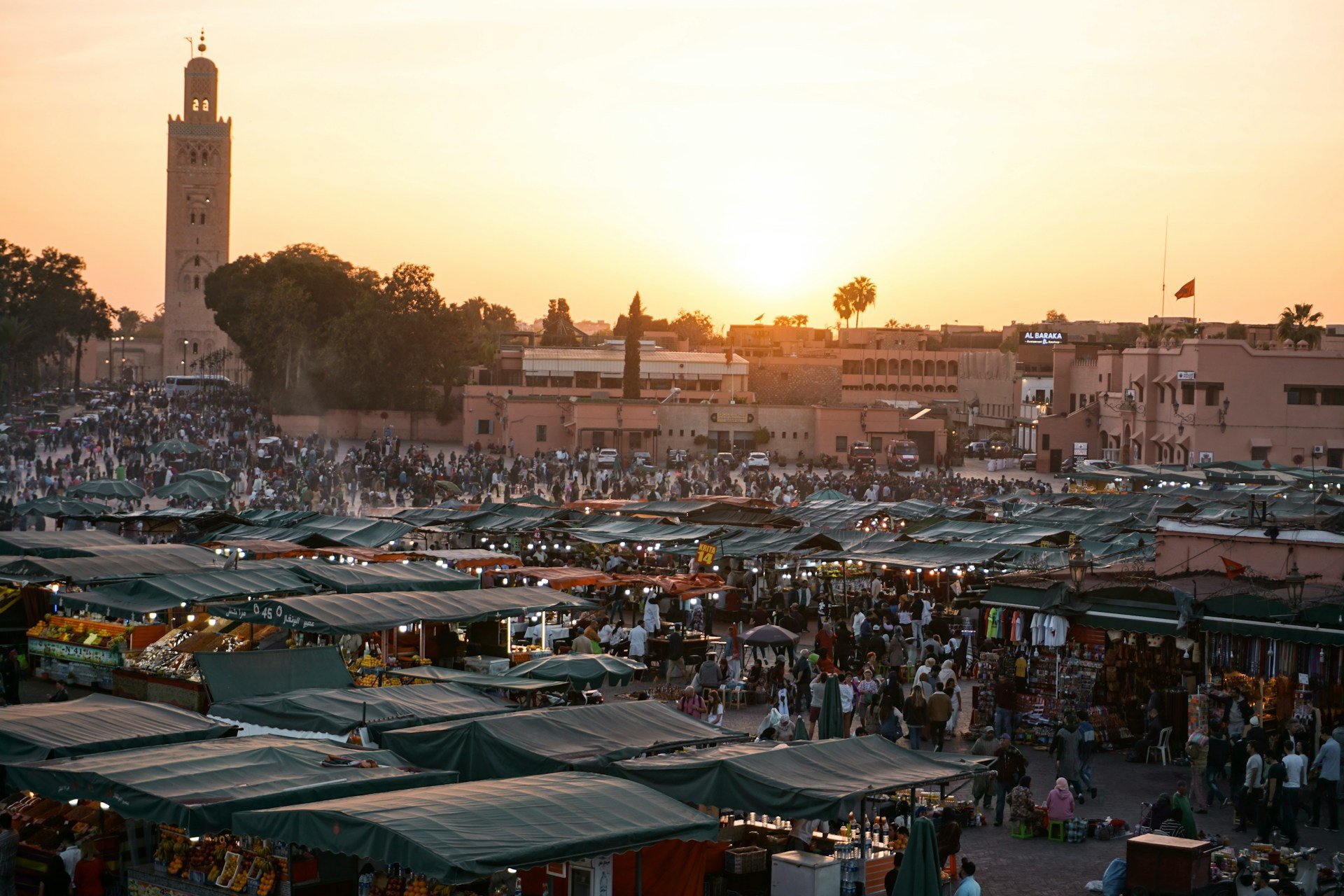 Jamaâ El-Fna, Marrakech, Marokko